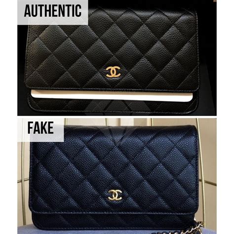 chanel fake vs real|authentic chanel wallet on chain.